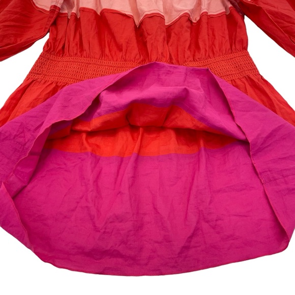 St. John Dress Tunic Swim Cover 16 Pink/Red - Picture 9 of 11